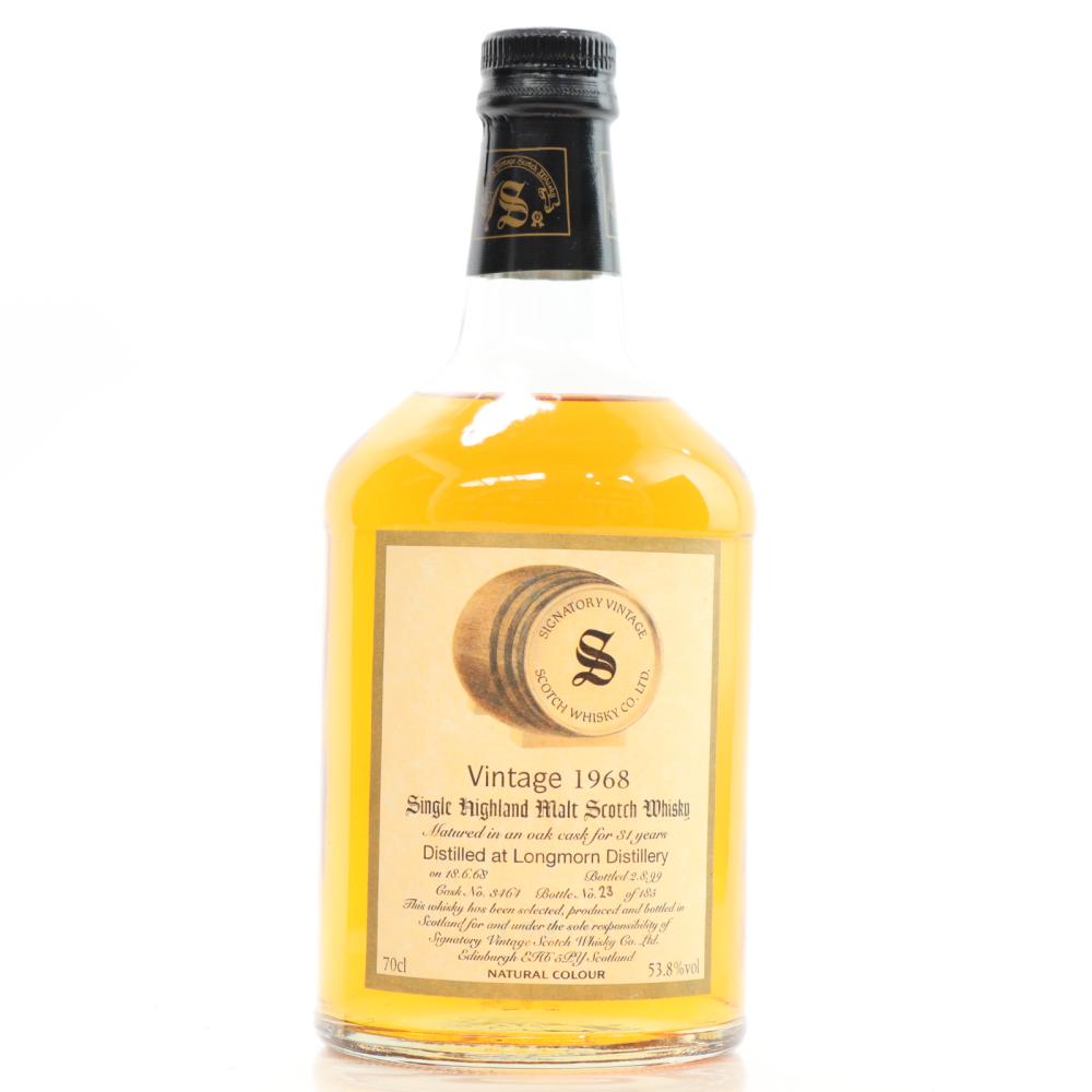 Longmorn 1968 Signatory Vintage 31 Year Old