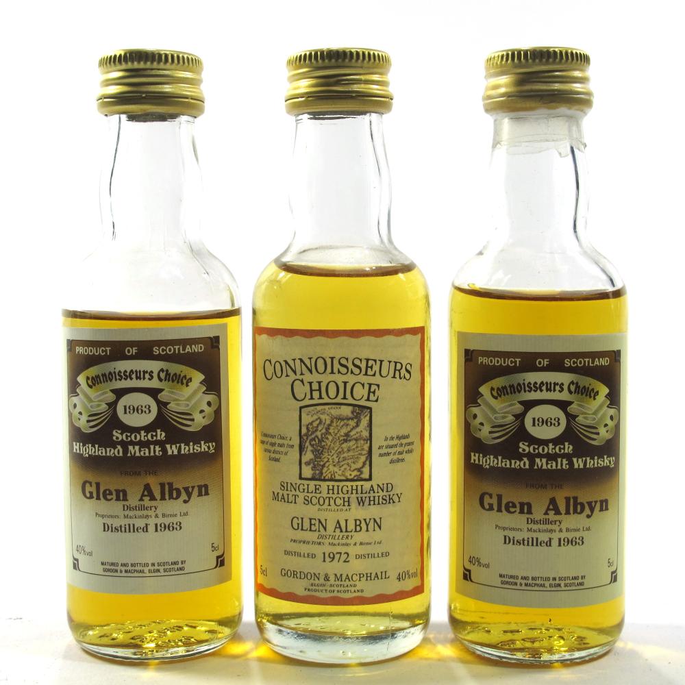 Glen Albyn Gordon and MacPhail Miniature Selection 3 x 5cl