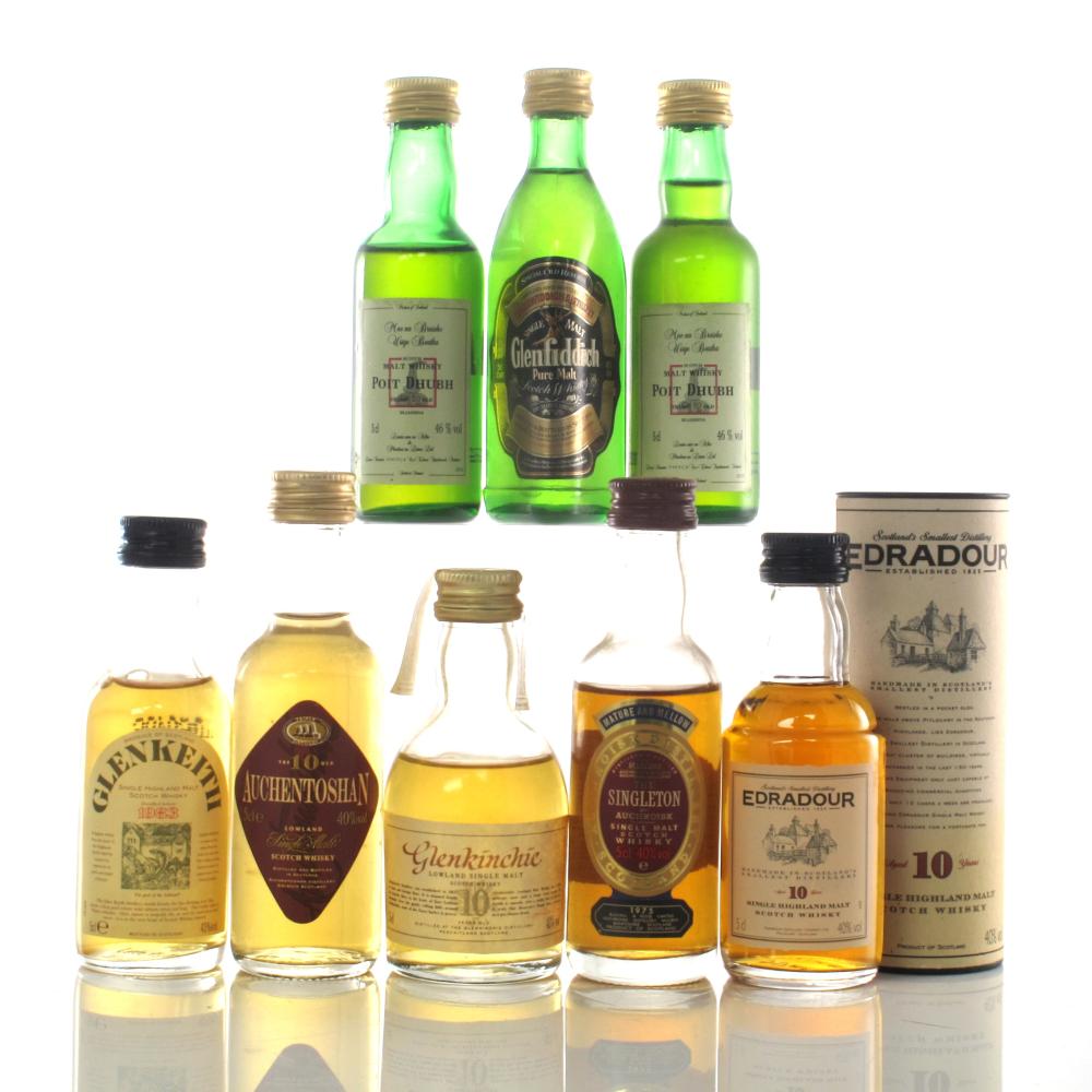 Single Malt Miniature Selection 8 x 5cl / Including 2 x Poit Dhubh Malt Whisky