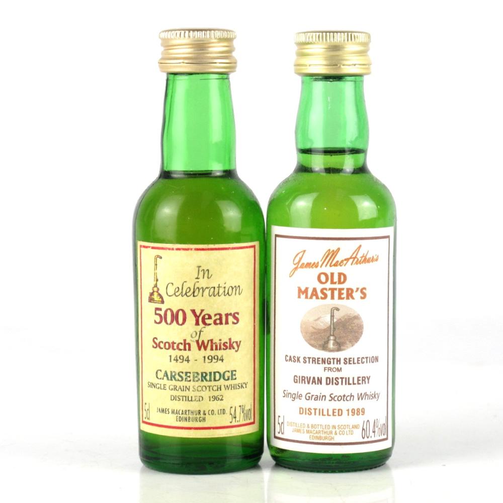 Carsebridge and Girvan James MacArthur Miniature Selection 2 x 5cl