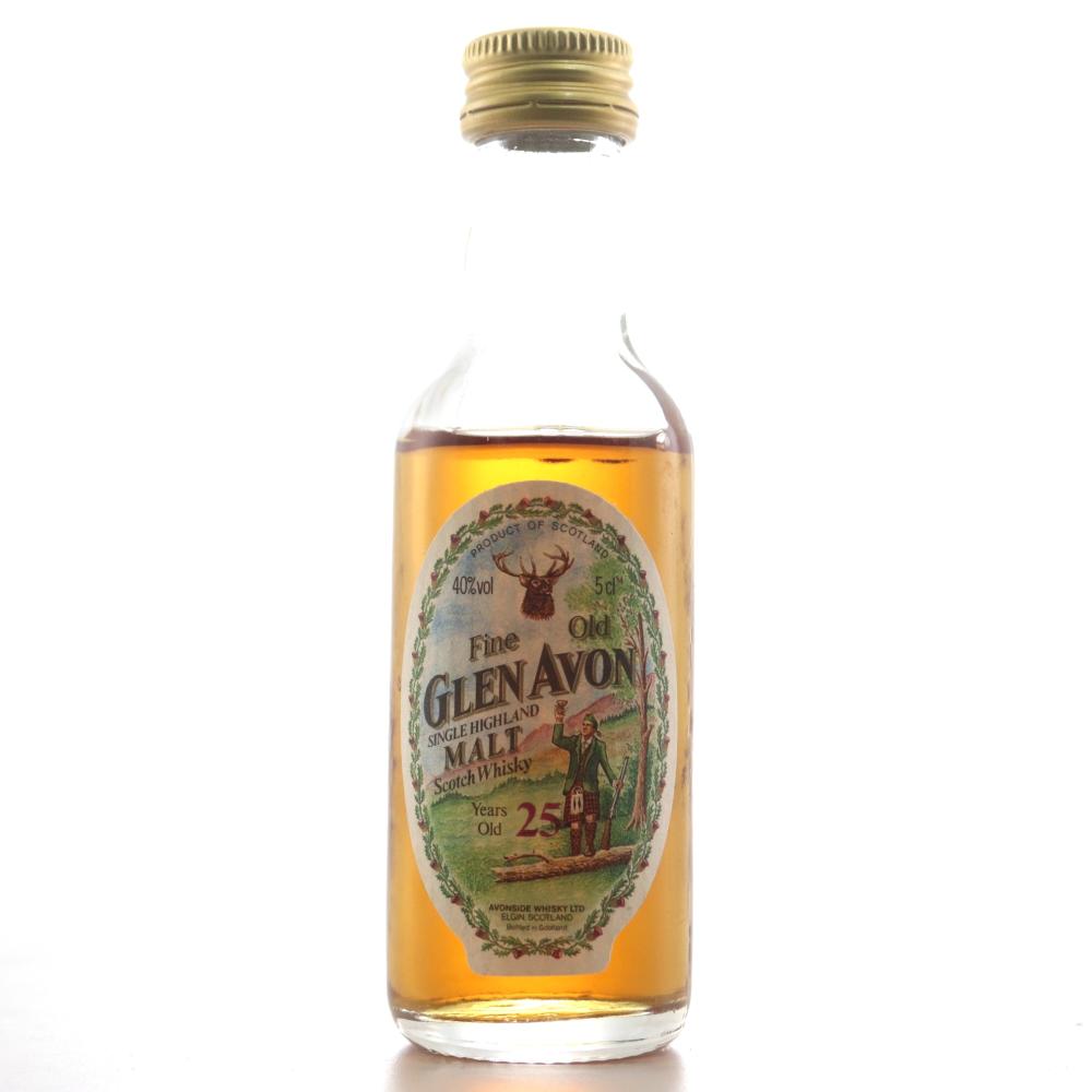 Glen Avon 25 Year Old Highland Single Malt 1980s Miniature 5cl