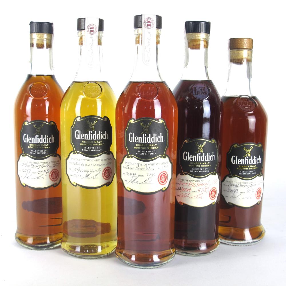 Glenfiddich Spirit of Speyside Festival Collection 2013 - 2017 / 5 x 70cl