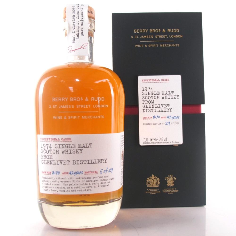 Glenlivet 1974 Berry Brothers and Rudd 42 Year Old #8170 / One of 29