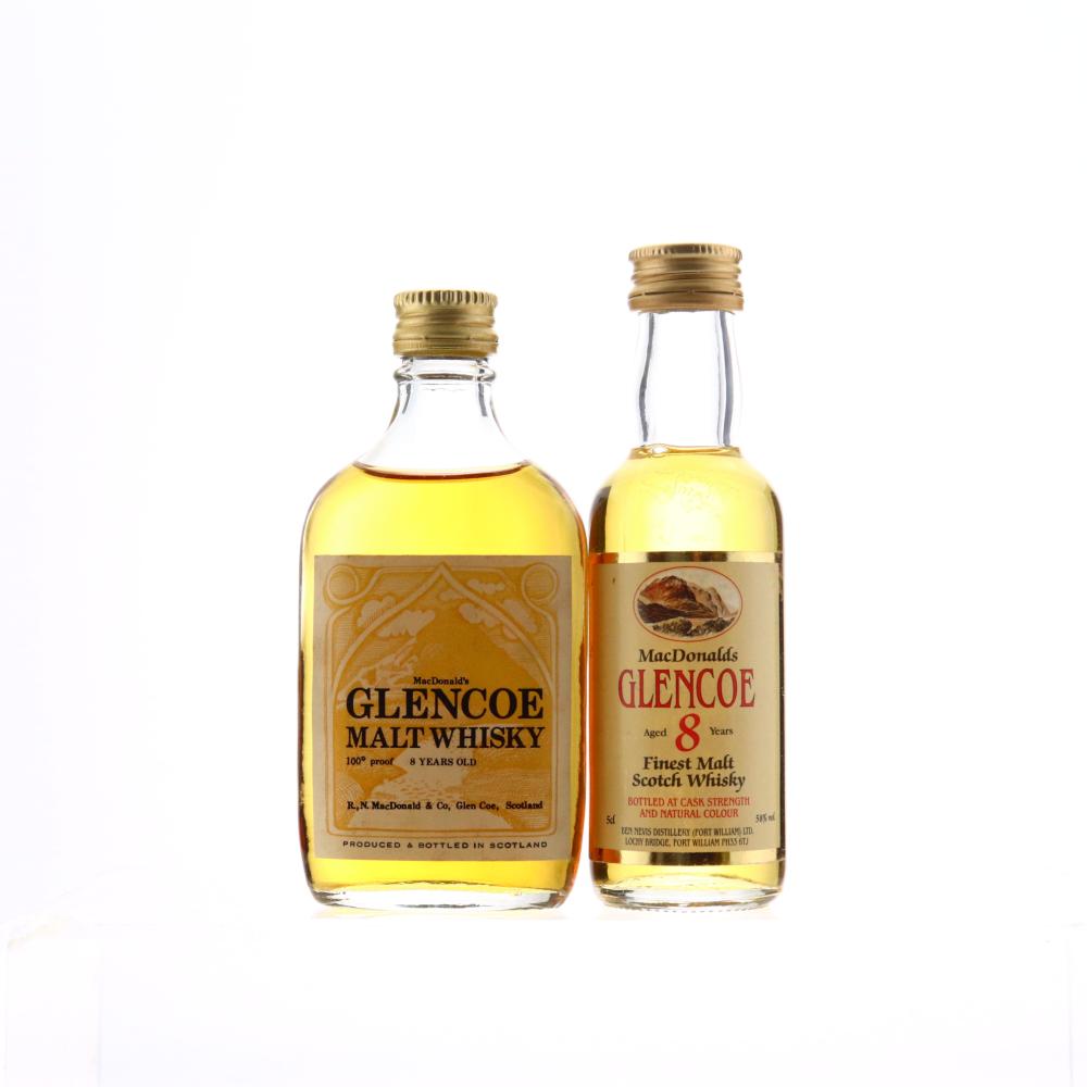 MacDonald's Glencoe 8 Year Old Miniature x 2