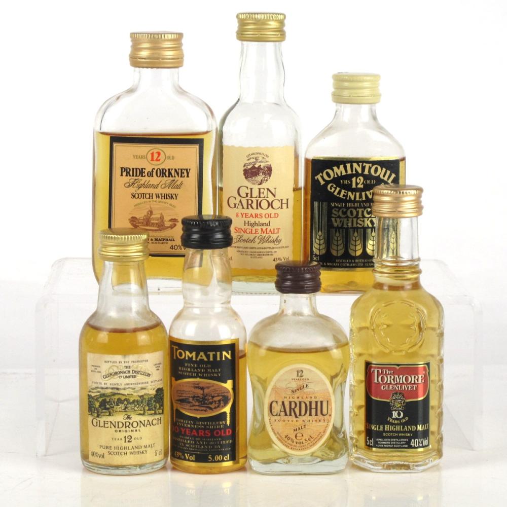 Speyside and Highland Miniature Selection 7 x 5cl