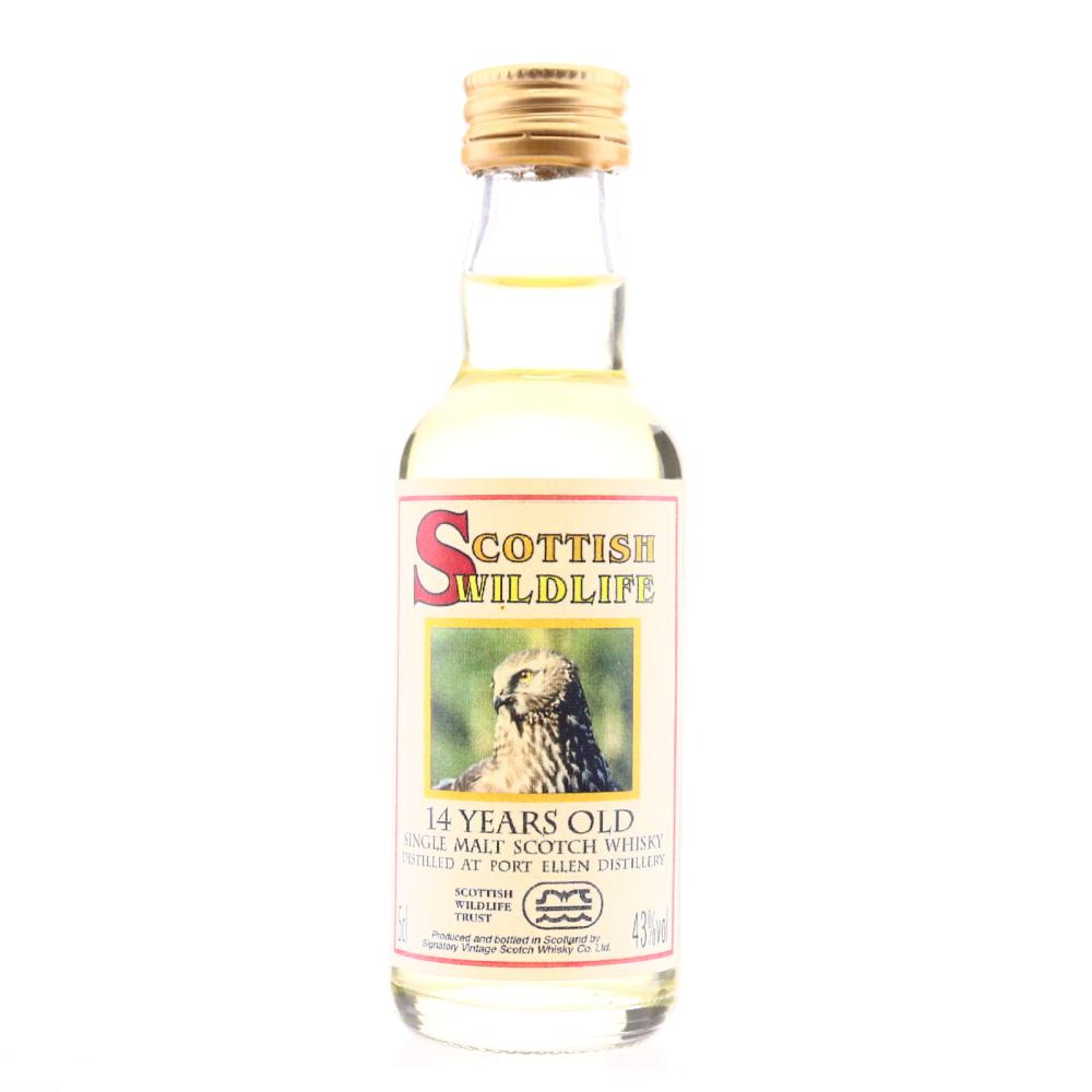 Port Ellen 14 Year Old Signatory Vintage Miniature 5cl / Scottish Wildlife