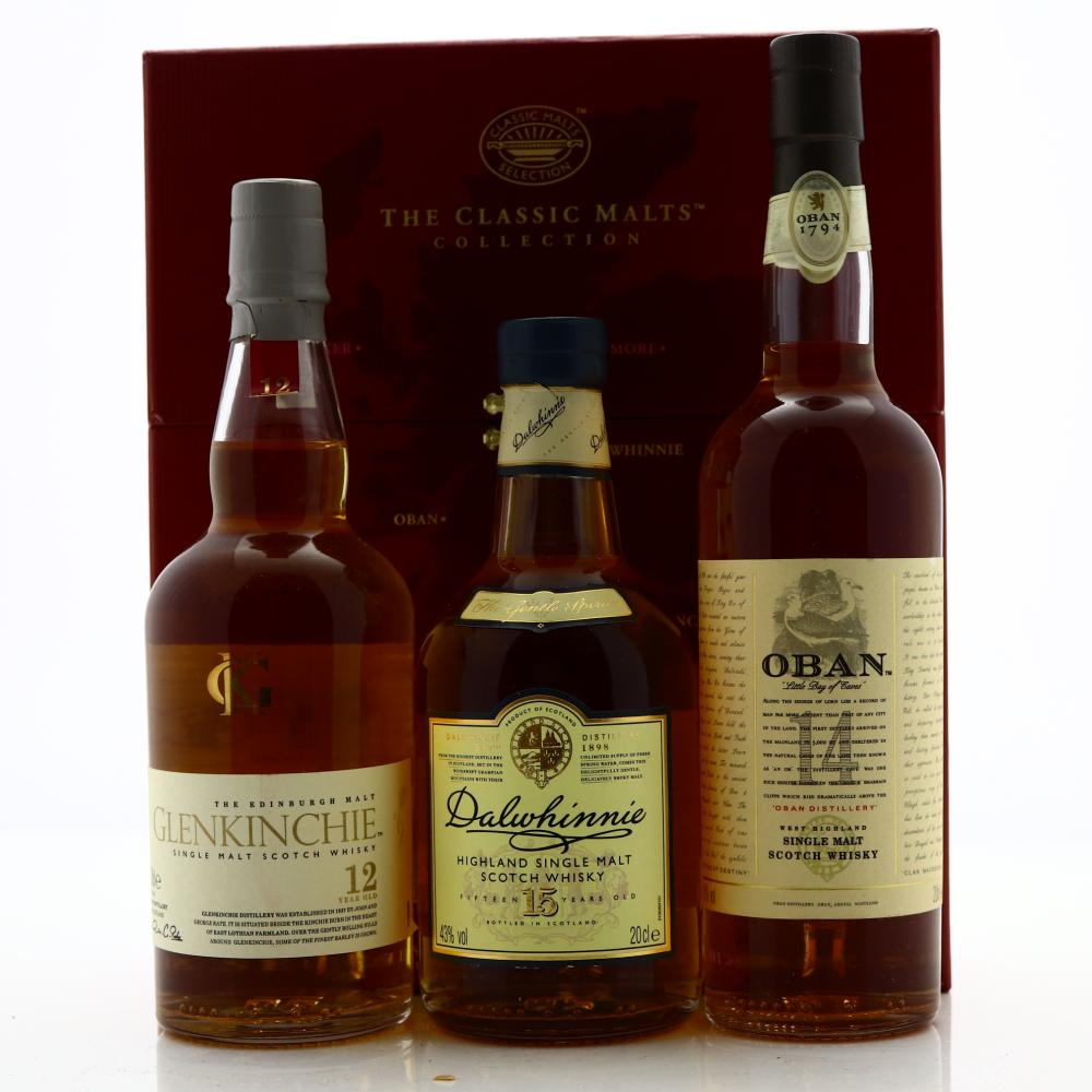 Classic Malts Collection 3 x 20cl / Glenkinchie, Dalwhinnie & Oban