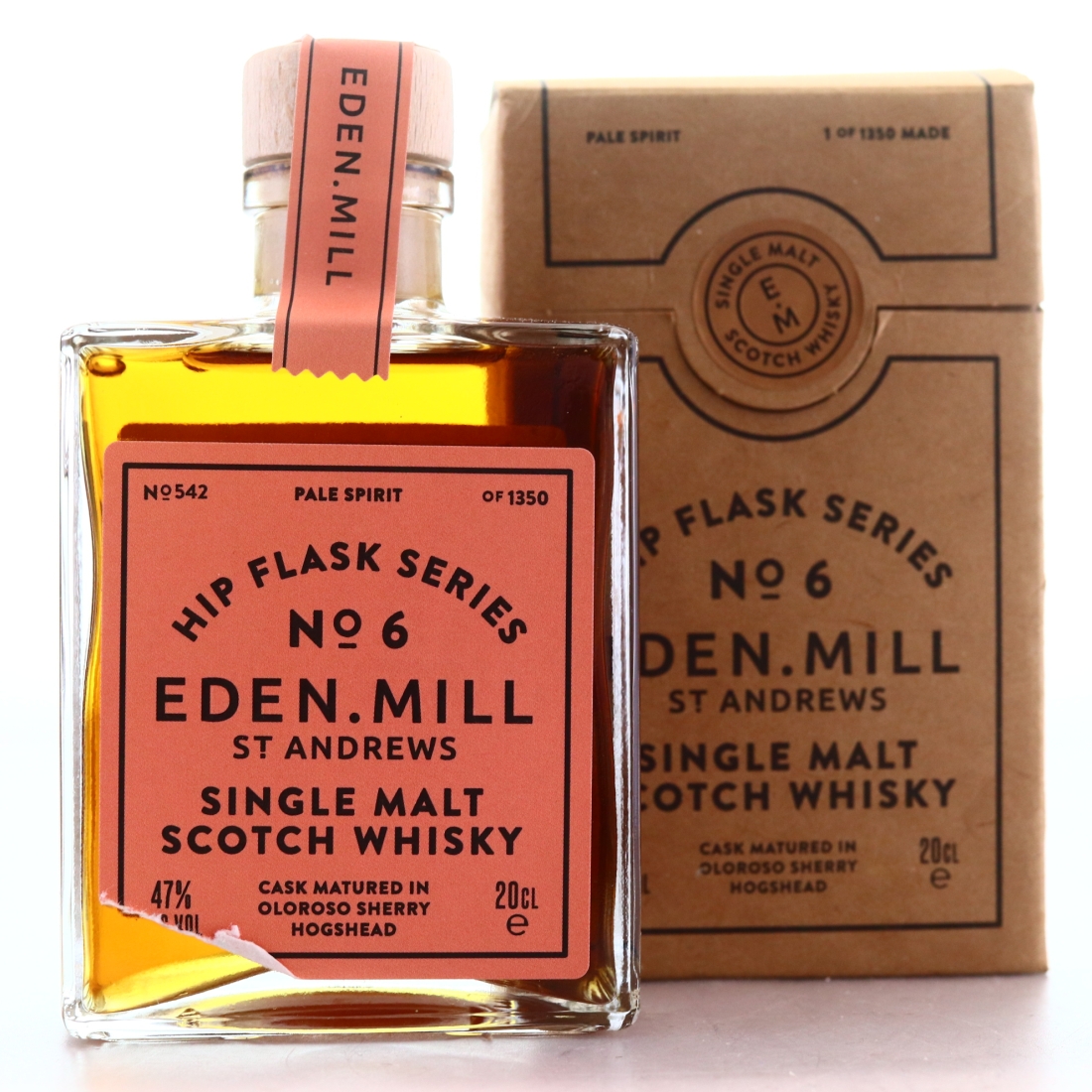 Eden Mill Single Malt Hip Flask Series No.6 20cl / Oloroso Hogshead