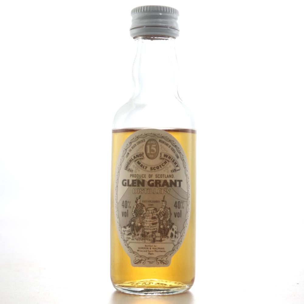 Glen Grant 15 Years Old Gordon and MacPhail Miniature 5cl