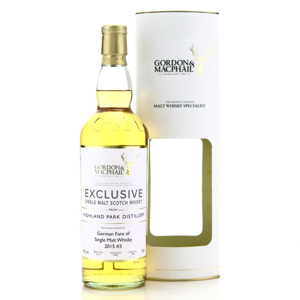Highland Park 1995 Gordon and MacPhail Single Cask #1486 / German Fans of Single Malt Whisky