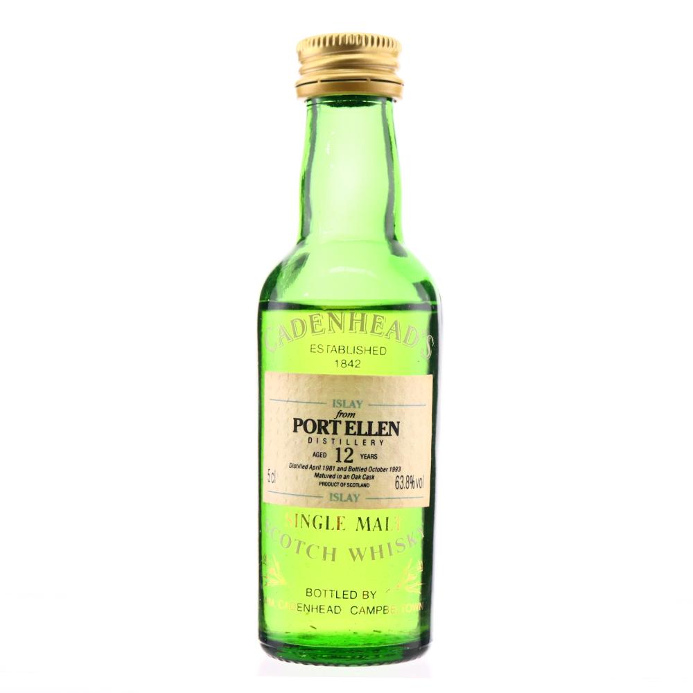 Port Ellen 1981 Cadenhead's 12 Year Old Miniature 5cl