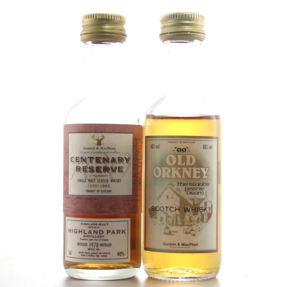 Gordon and MacPhail Miniatures x 2 