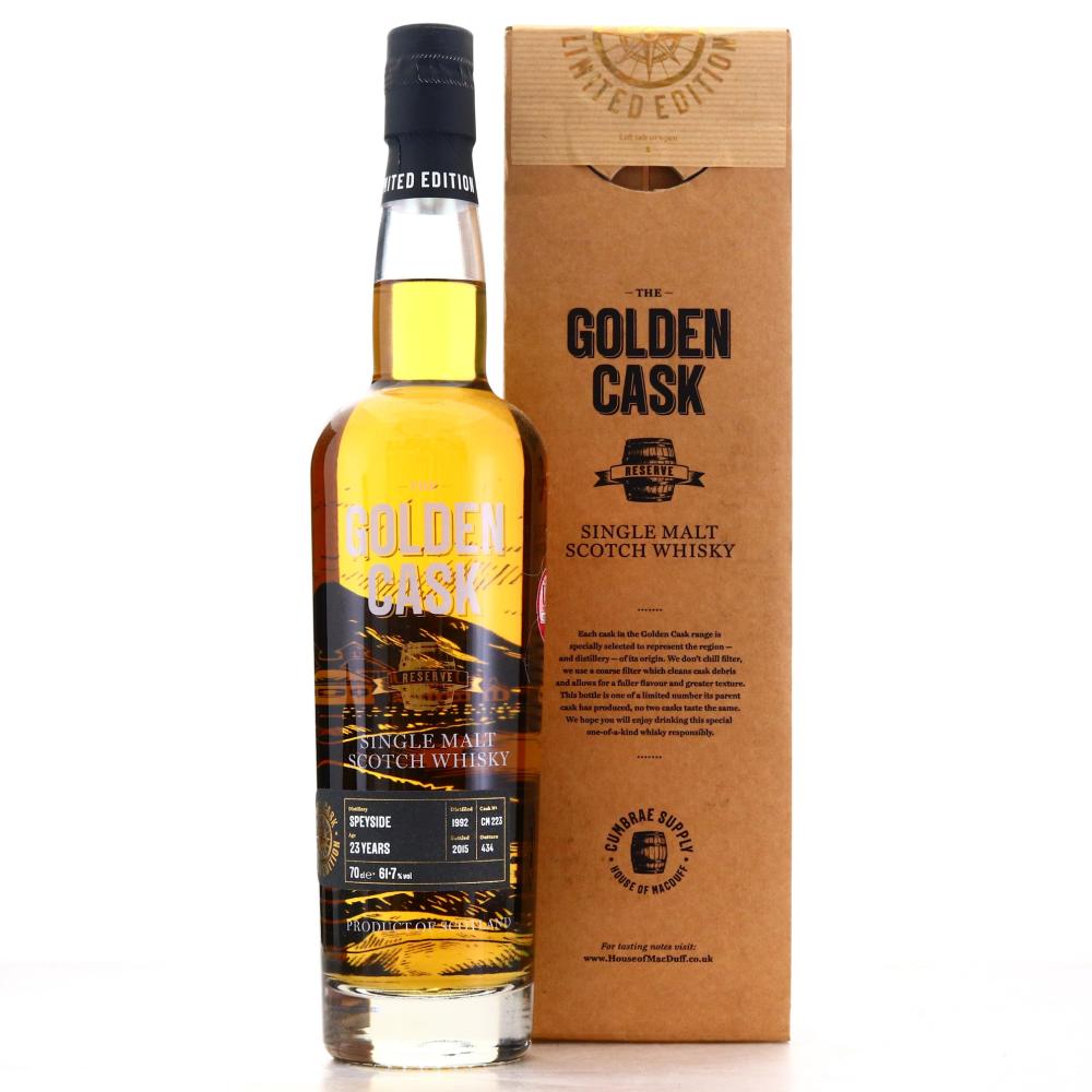 Speyside 1992 The Golden Cask 23 Year Old