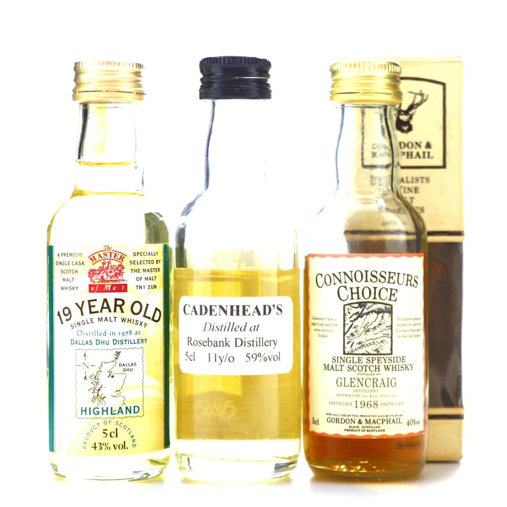 Single Malt Miniature x 3 / Closed Distilleries