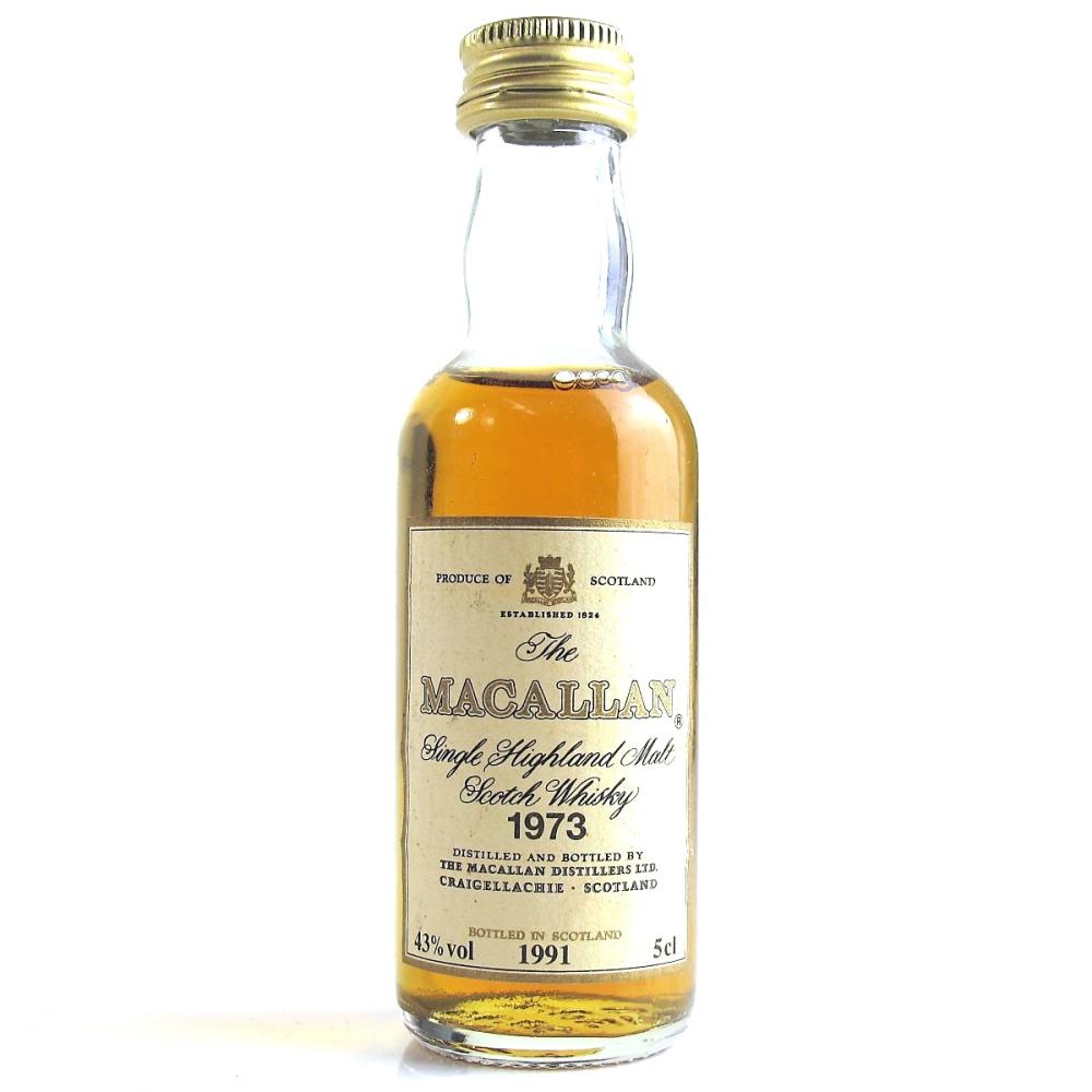 Macallan 1973 Bottled 1991 Miniature 5cl