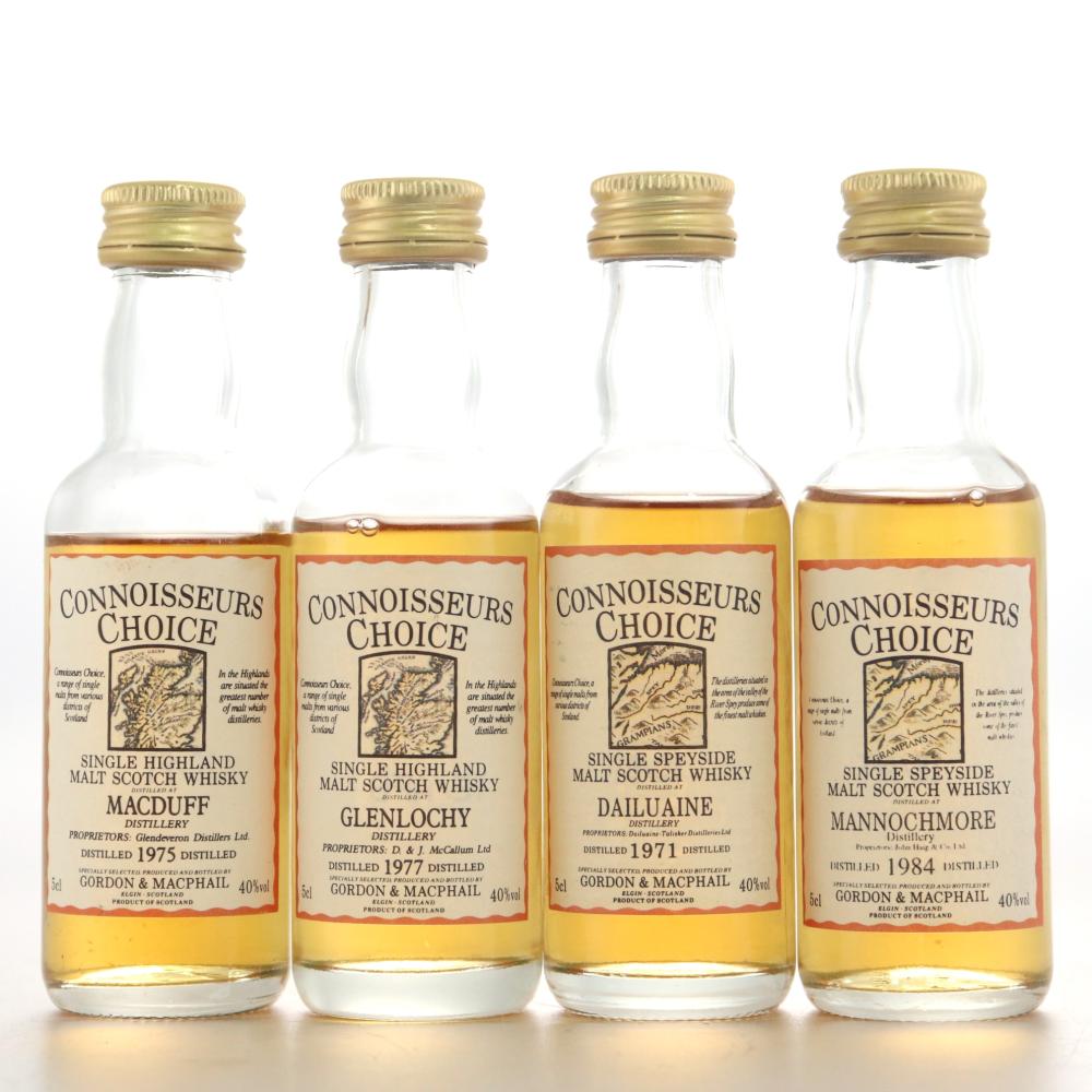 Gordon and MacPhail Miniature Selection 4 x 5cl / Including Glenlochy 1977