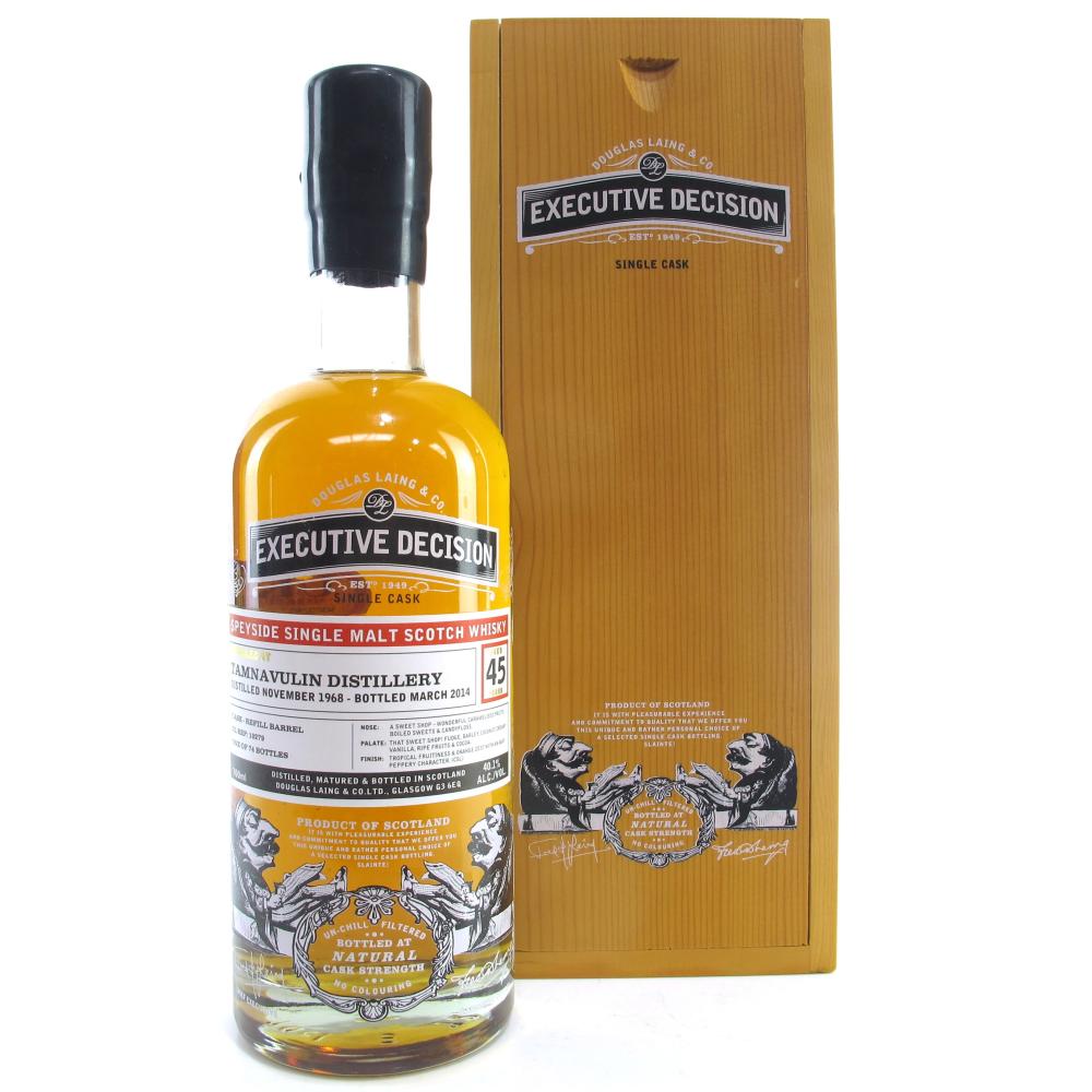 Tamnavulin 1968 Douglas Laing 45 Year Old / Executive Decision
