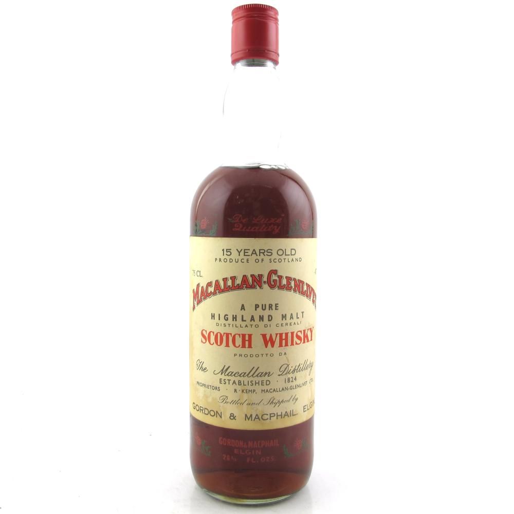 Macallan 15 Year Old Gordon and MacPhail 1970s