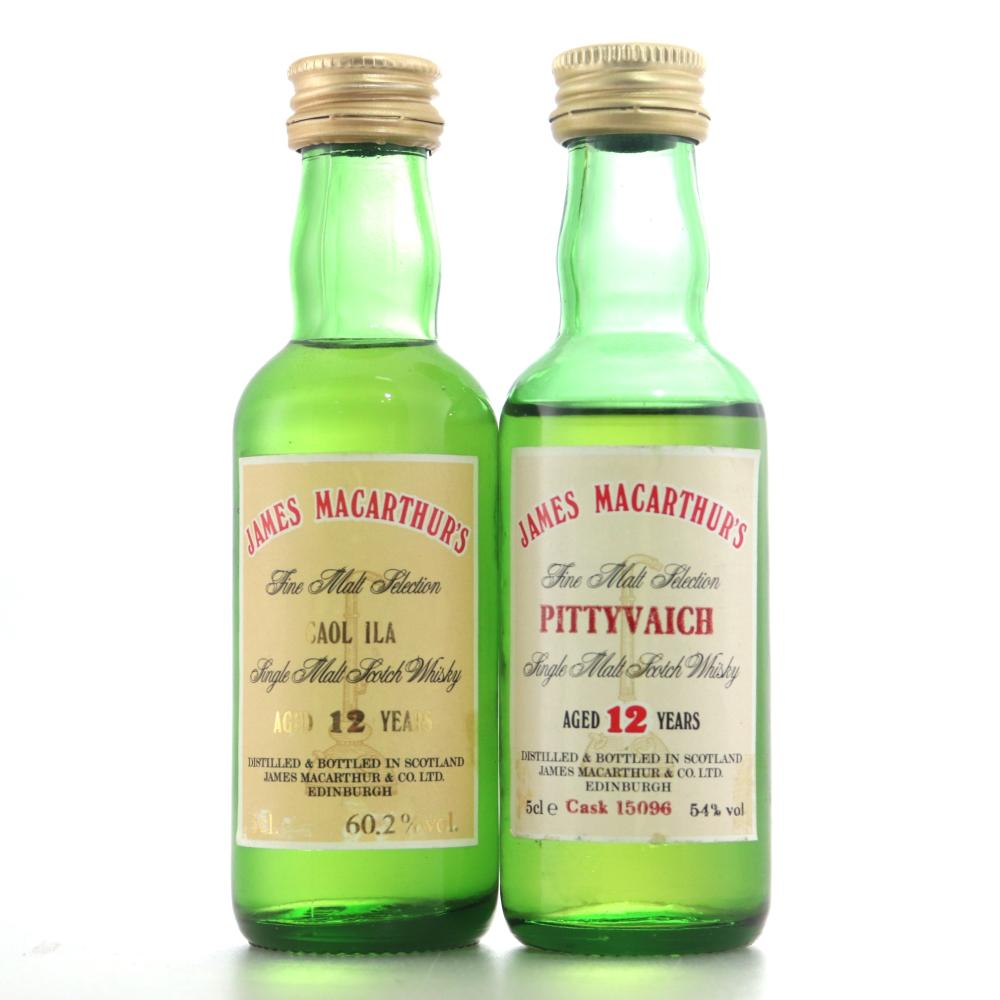 Pittyvaich & Caol Ila James MacArthurs Miniature 2 x 5cl