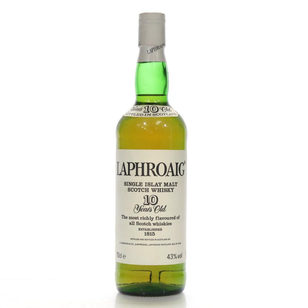 Laphroaig 10 Year Old Pre-Royal Warrant / French Import