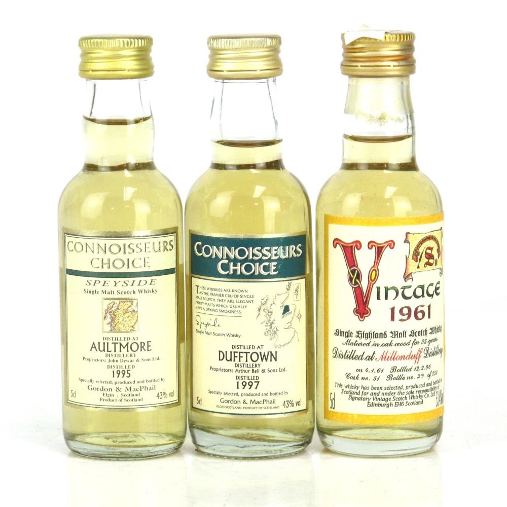 Speyside Miniature Selection 3 x 5cl / including Miltonduff 1961
