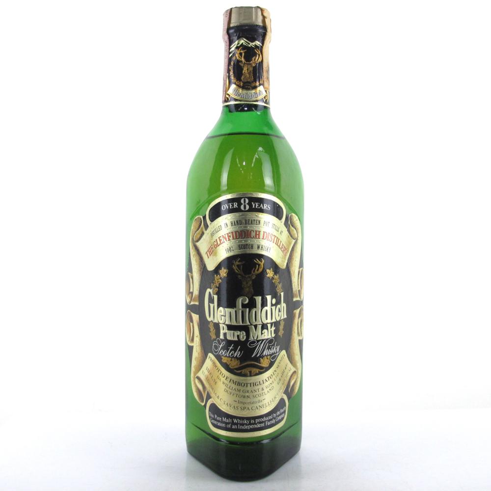 Glenfiddich 8 Year Old Pure Malt 1970s/ Gancia & Savas Import