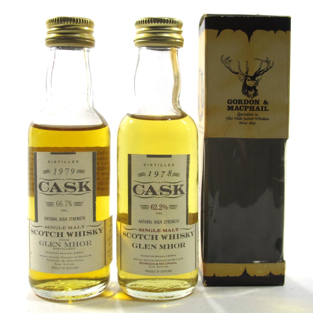 Glen Mhor Gordon and MacPhail Cask Strength Miniature 2 x 5cl