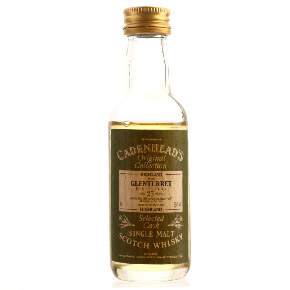 Glenturret 1965 Cadenhead's 25 Year Old Miniature