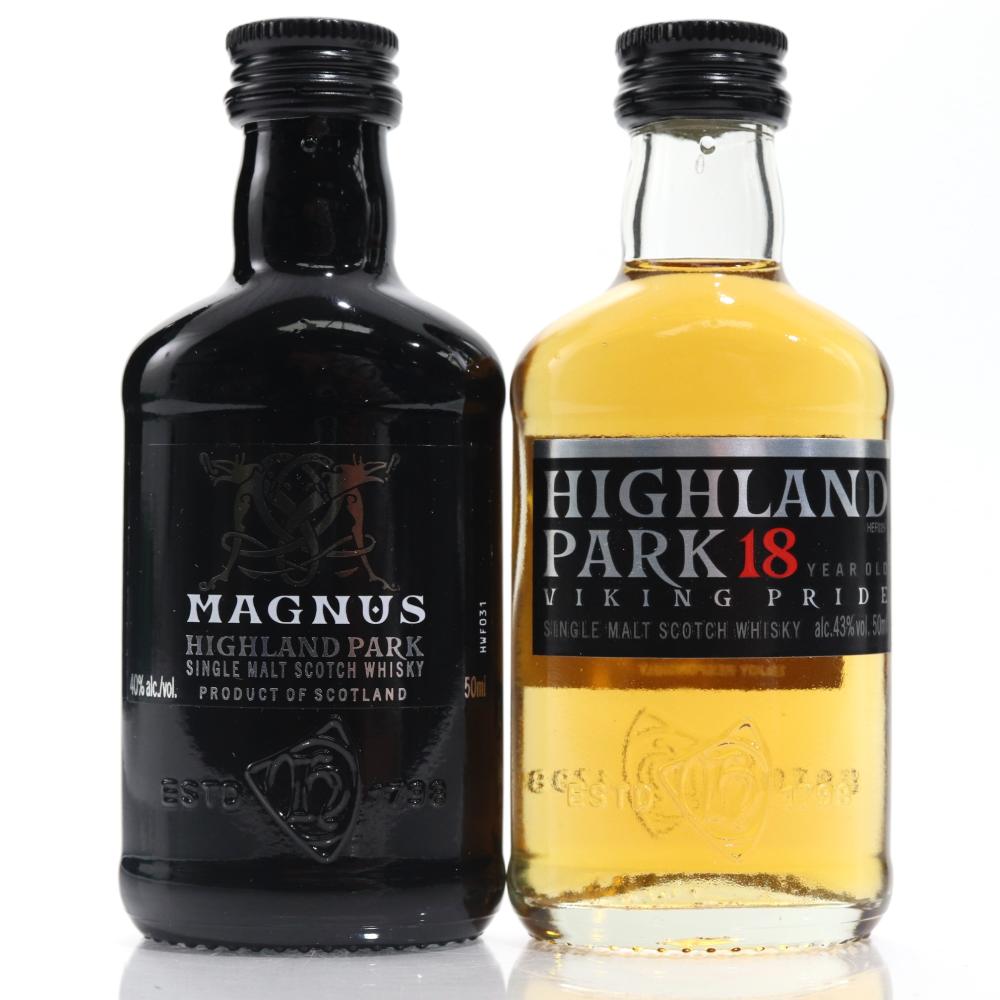 Highland Park 18 Year Old & Magnus Miniature 2 x 5cl