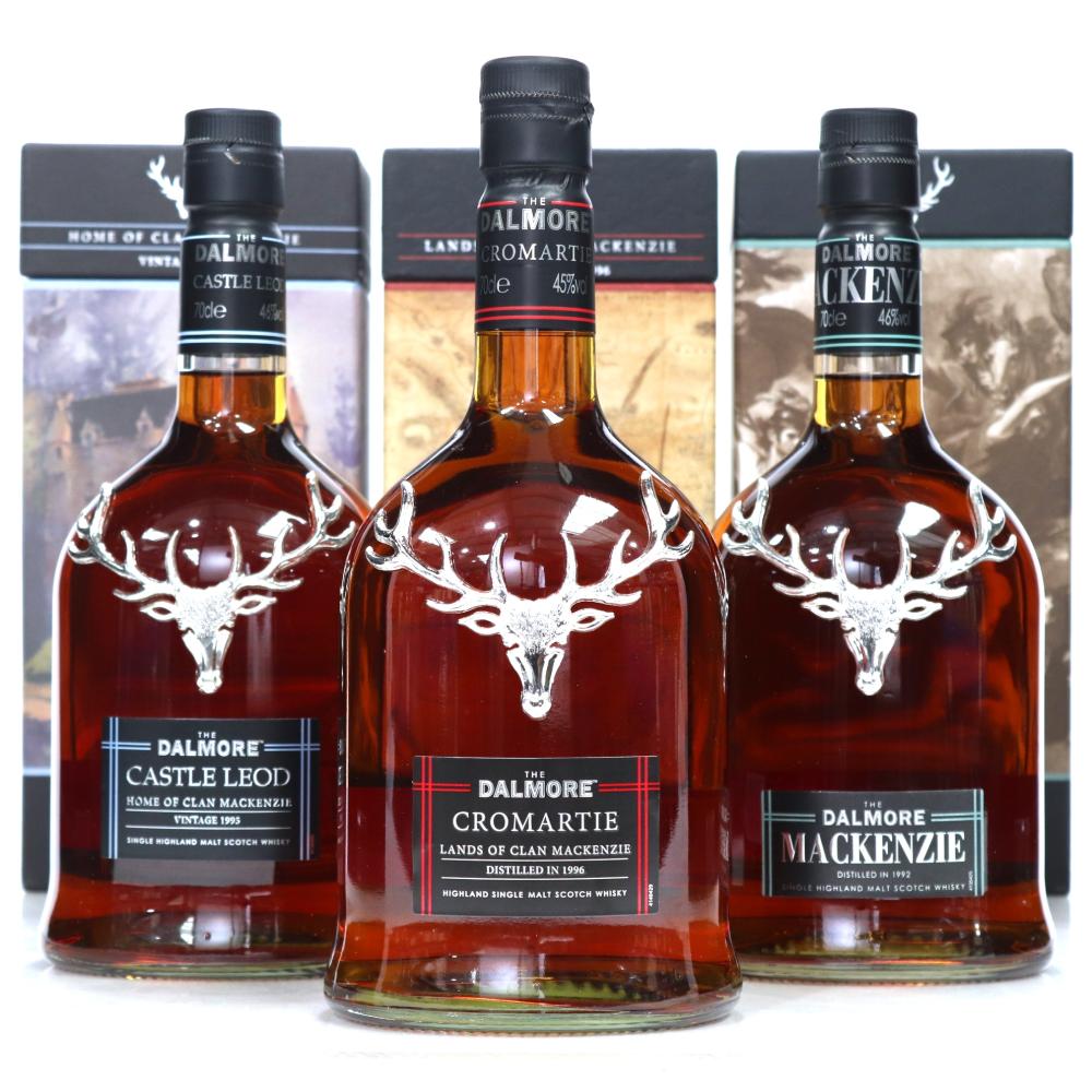 Dalmore Clan Mackenzie Series  3 x 70cl & 3 x Prints / Mackenzie, Castle Leod, Cromartie