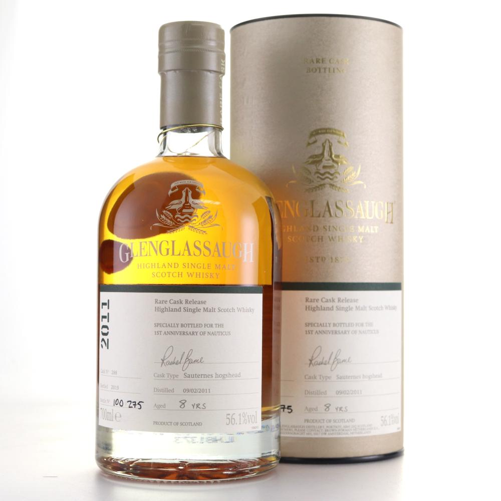 Glenglassaugh 2011 Single Sauternes Cask 8 Year Old Cask #288 / Nauticus 1st Anniversary