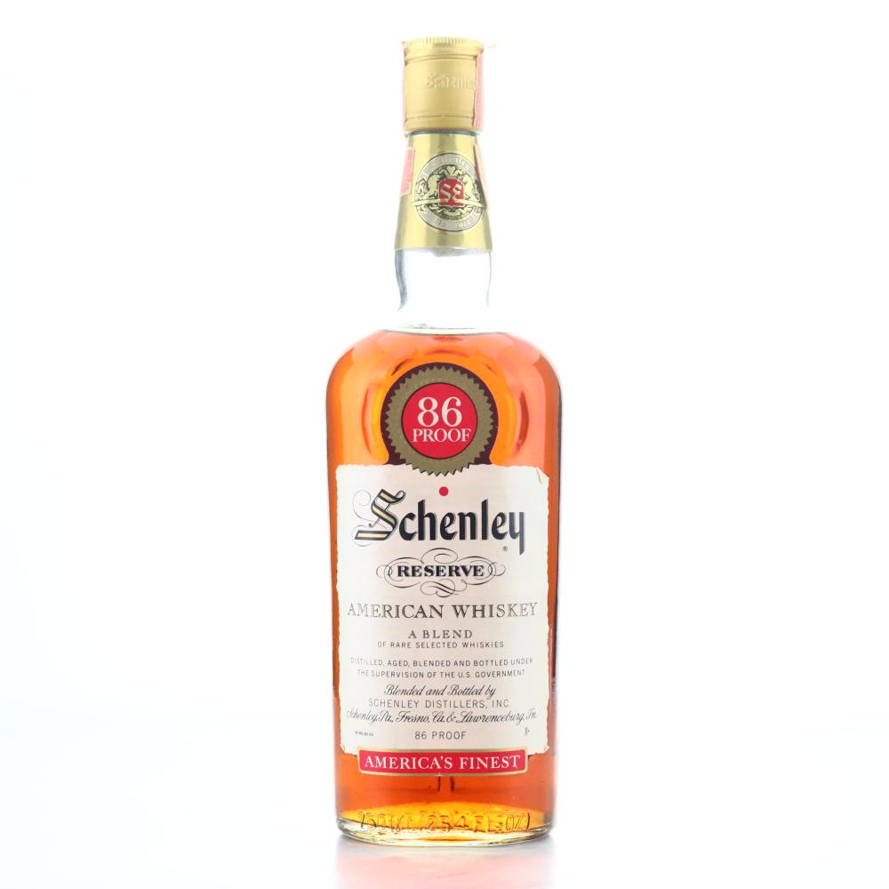 Schenley Reserve American Whiskey 1980s