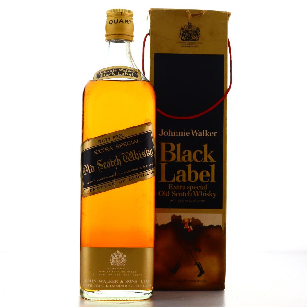 Johnnie Walker Black Label Quart 1960s