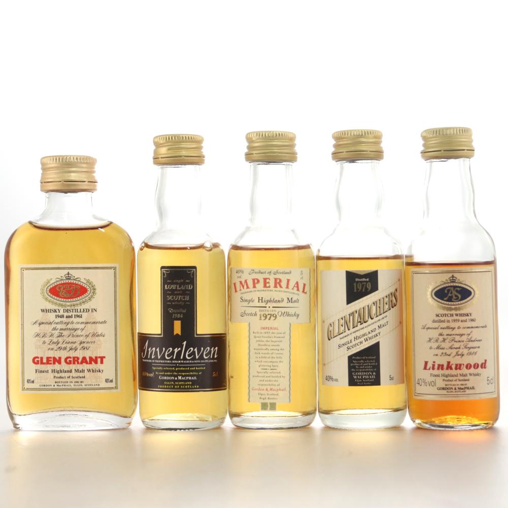 Gordon and MacPhail Miniature Selection 5 x 5cl