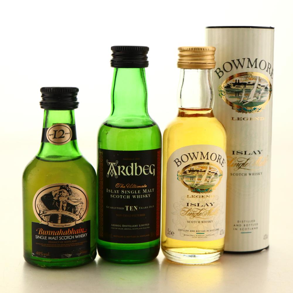 Islay Single Malt Miniature x 3