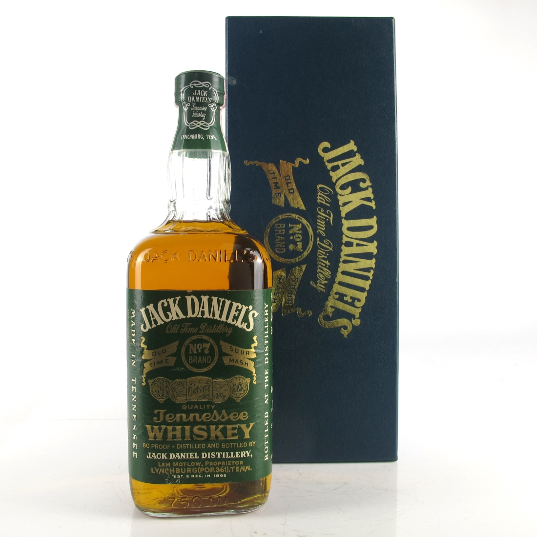 Jack Daniel's Green Label Gift Box 75cl 1980s / Japanese Import