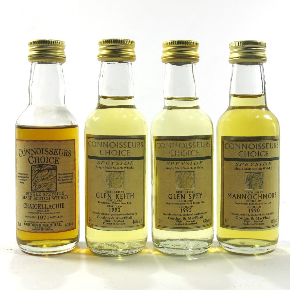 Speyside Gordon and MacPhail Miniature Selection 4 x 5cl