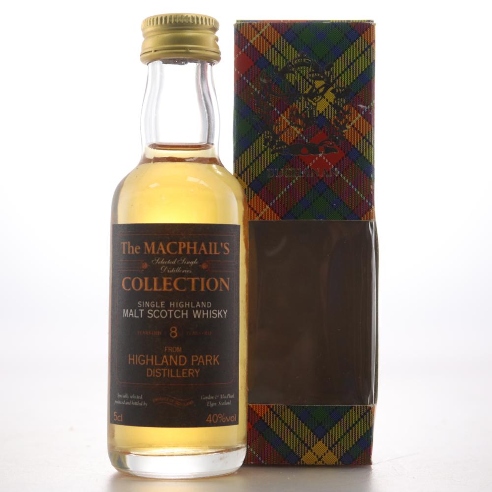 Highland Park 8 Year Old Gordon and MacPhail Miniature 5cl
