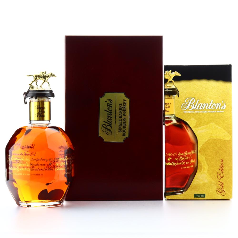 Blanton's Single Barrel Gold Edition dumped 2017 with Humidor