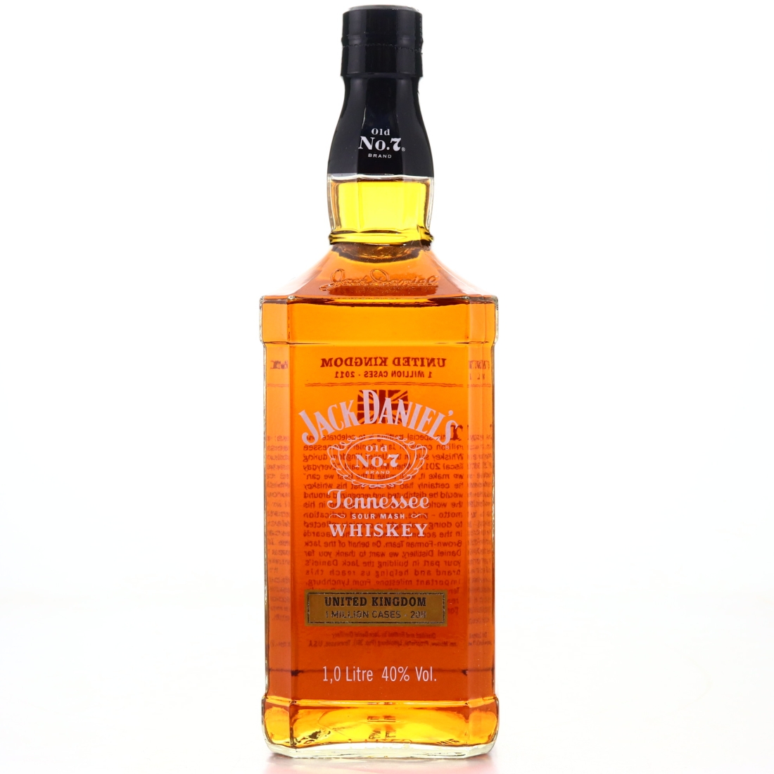 Jack Daniel's Old No.7 Brand UK 1 Million Cases 1 Litre 2011 