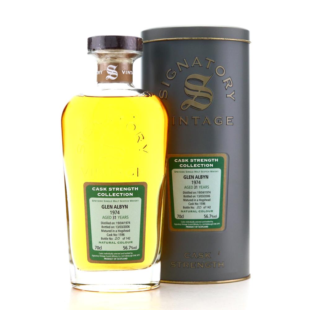 Glen Albyn 1974 Signatory Vintage 31 Year Old Cask Strength