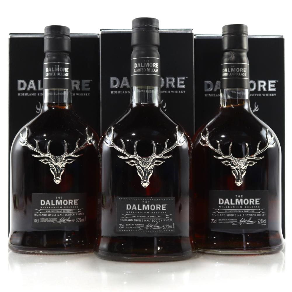 Dalmore Millenium Release 1263 Custodian / 2012, 2015, 2018 Release 3 x 70cl