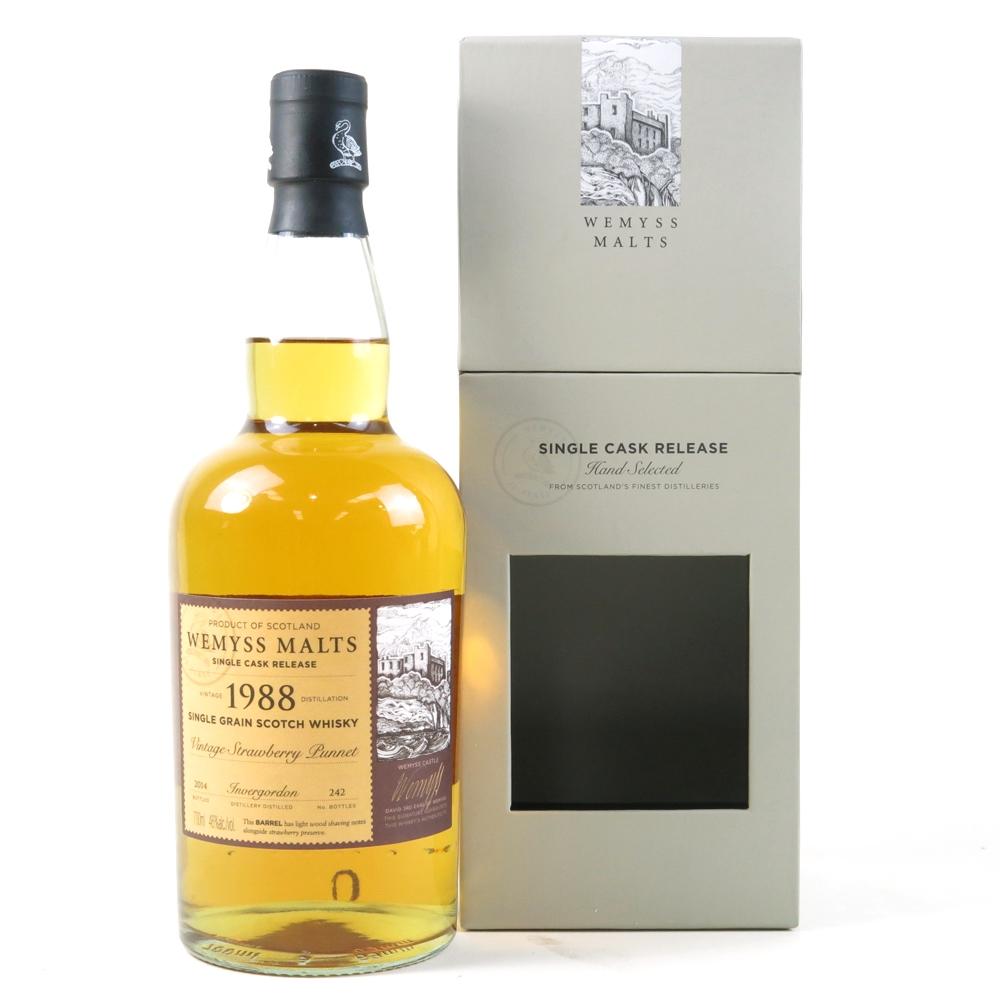 Invergordon 1988 Wemyss Single Cask / Vintage Strawberry Punnet