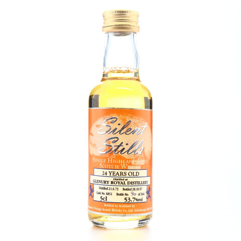 Glenury Royal 1973 Signatory Vintage 24 Year Old Miniature / Silent Stills