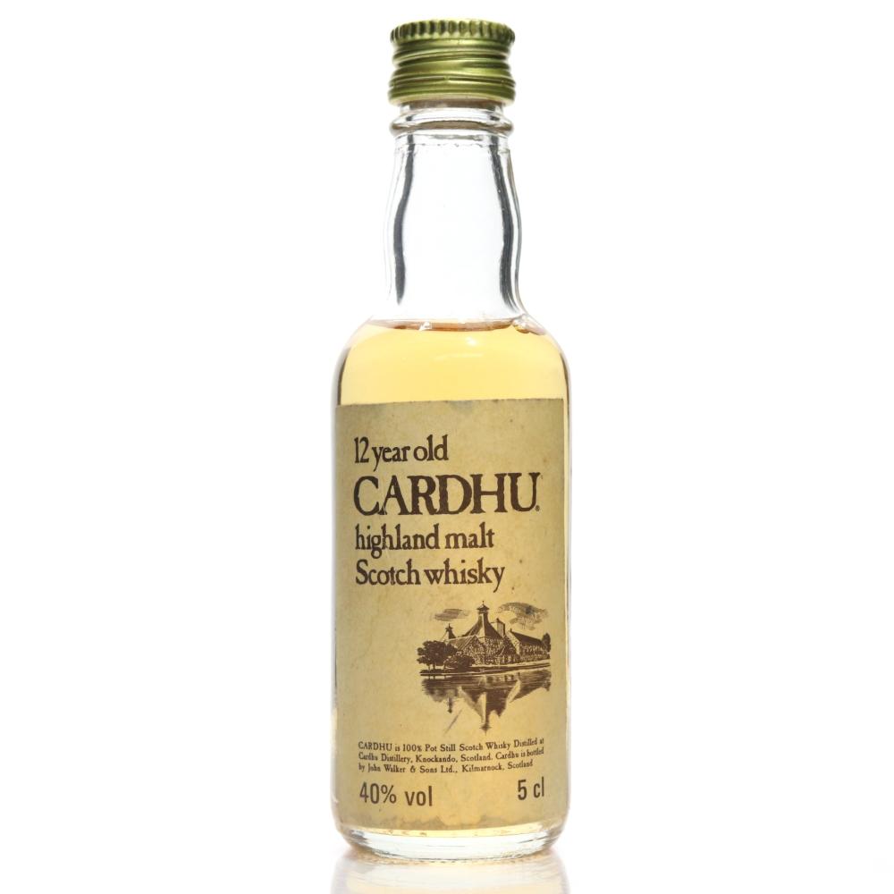 Cardhu 12 Year Old Miniature 5cl 1980s