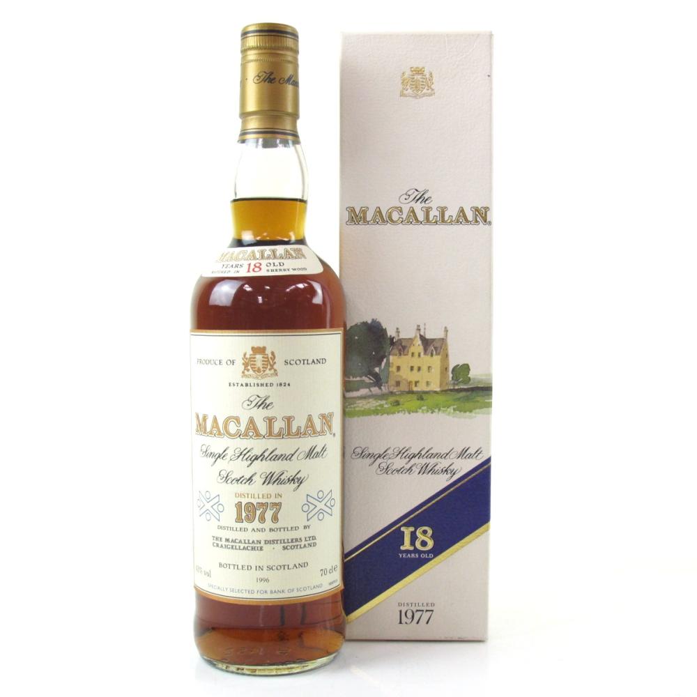 Macallan 18 Year Old 1977 / Bank of Scotland
