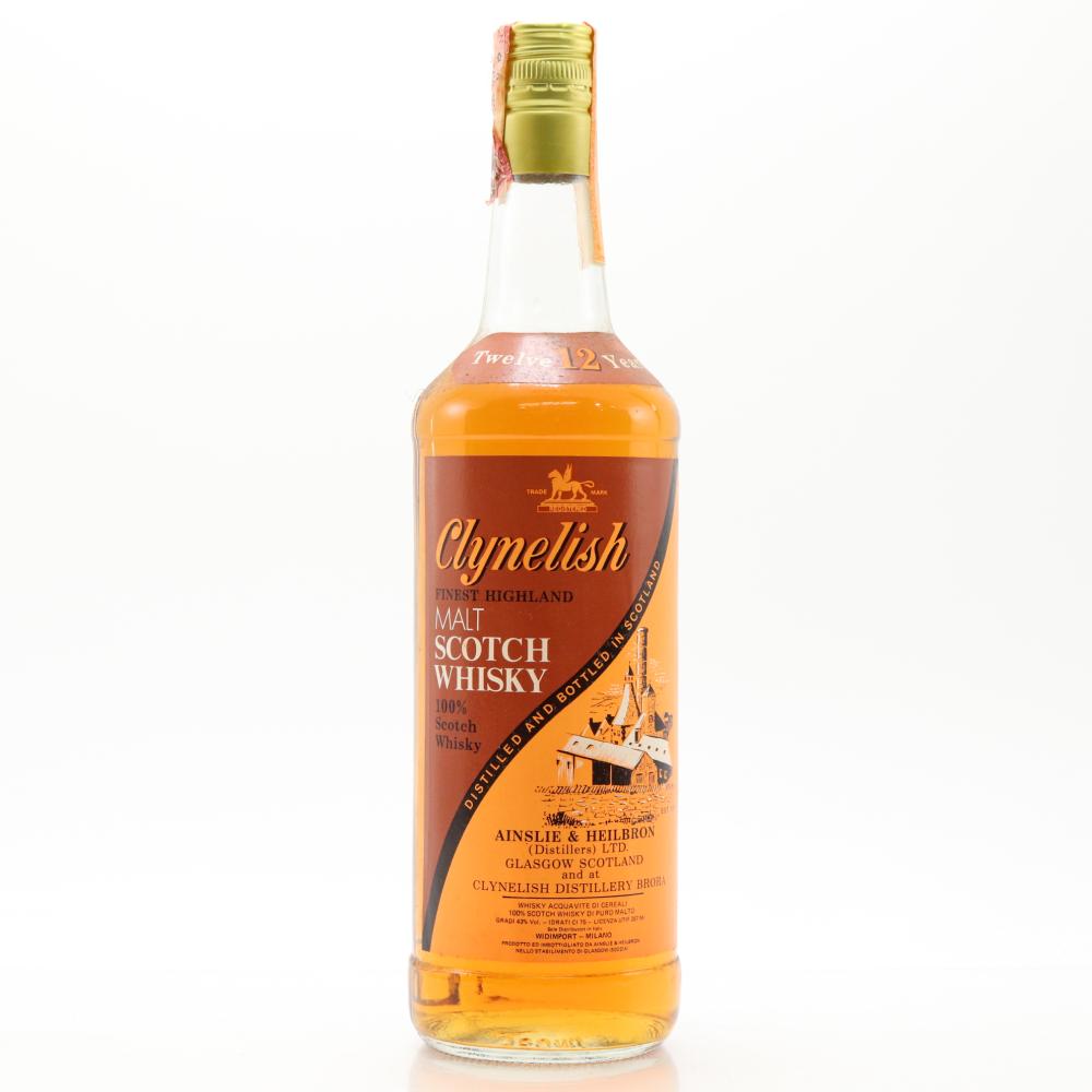 Clynelish 12 Year Old Ainslie and Heilbron early 1980s / Widimport