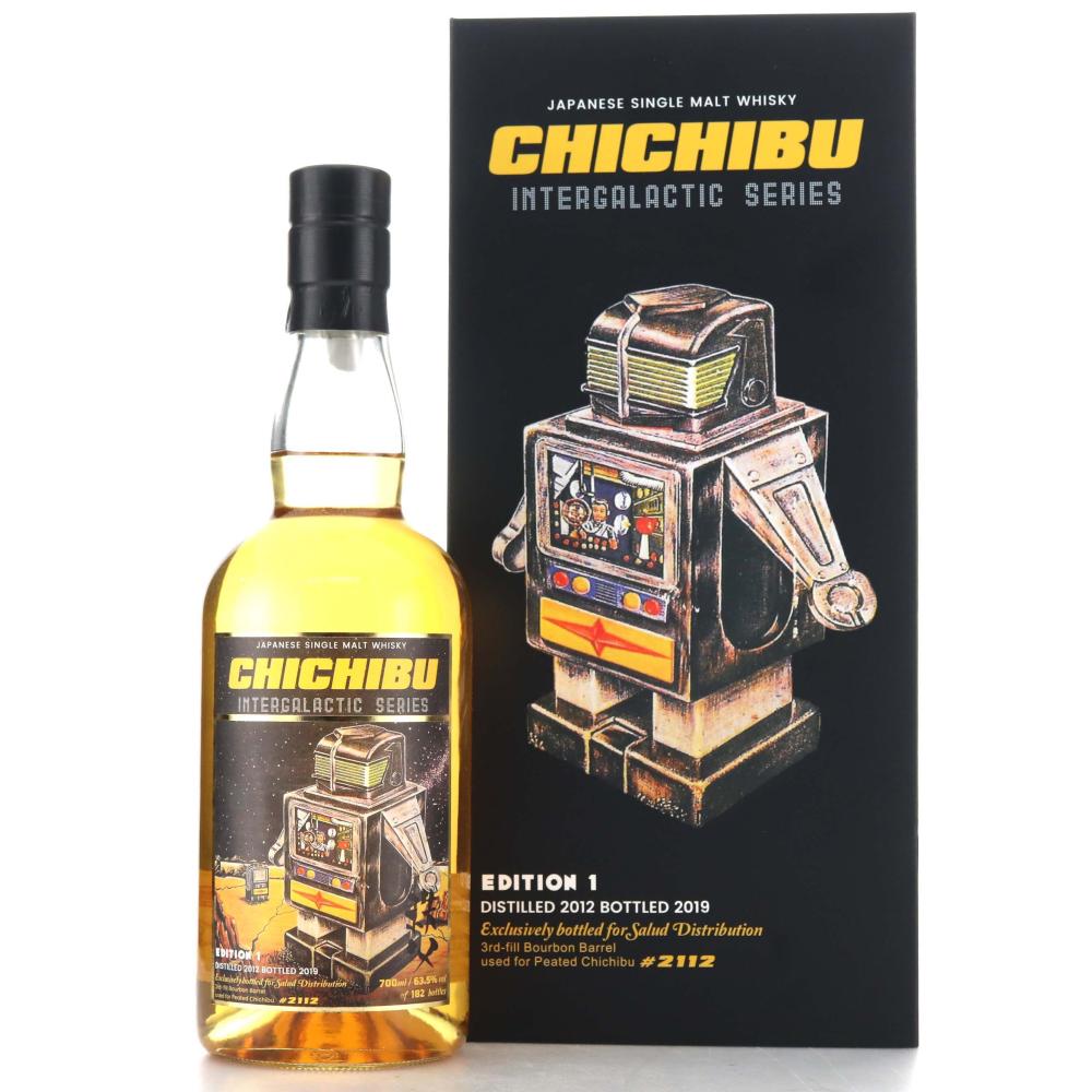 Chichibu 2012 Single Ex-Peated Bourbon Cask #2112 / Intergalactic Edition 1 - with Tote Bag