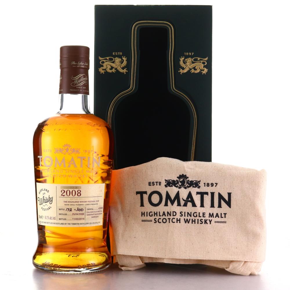 Tomatin 2008 Single Cask #42988 / Highland Whisky Festival 2019 - with Bag