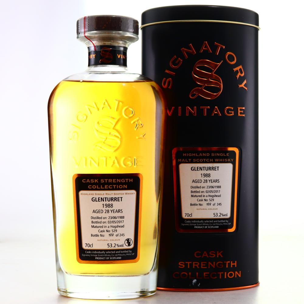 Glenturret 1988 Signatory Vintage 28 Year Old Cask Strength